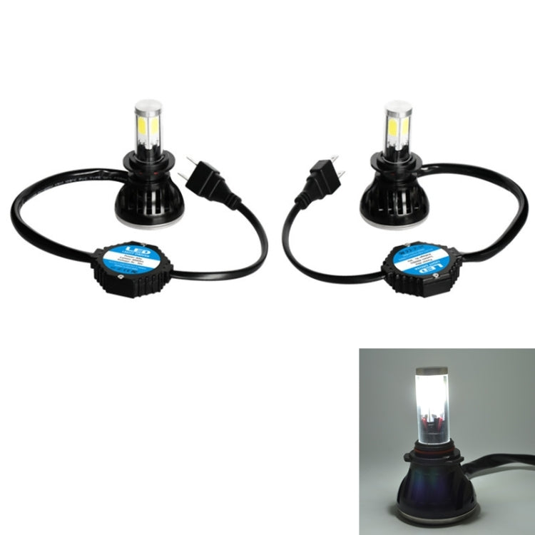 2 PCS H7-5HL-40W 4000lm / 6000K Car LED Headlight, White Light, DC 9-36V - In Car by buy2fix | Online Shopping UK | buy2fix