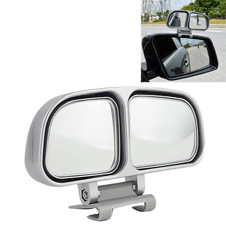 Right Side Rear View Blind Spot Mirror Universal adjustable Wide Angle Auxiliary Mirror(Silver) - Convex Mirror & Accessories by 3R | Online Shopping UK | buy2fix