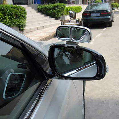 Right Side Rear View Blind Spot Mirror Universal adjustable Wide Angle Auxiliary Mirror(Silver) - Convex Mirror & Accessories by 3R | Online Shopping UK | buy2fix