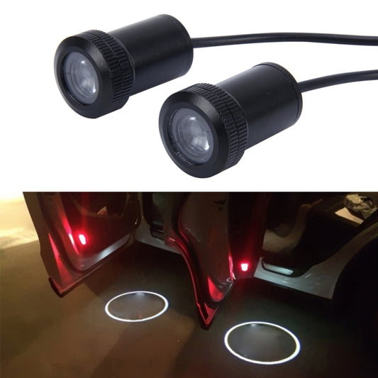 LED Ghost Shadow Light, Car Door LED Laser Welcome Decorative Light, Cable length: 96cm (Pair) - Door Lights by buy2fix | Online Shopping UK | buy2fix