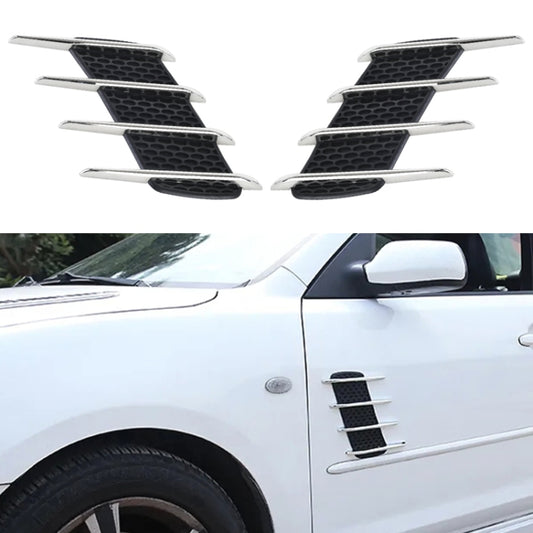 High Quality Car Decorative Stickers (2 pcs in one packaging, the price is for 2 pcs)(Black) - Decorative Sticker by buy2fix | Online Shopping UK | buy2fix