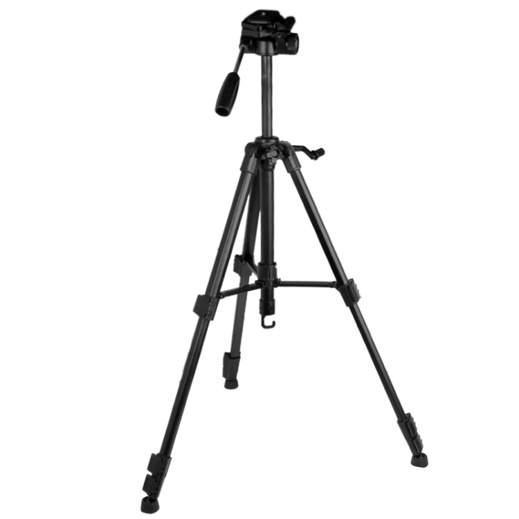 YUNTENG Camera Tripod with 3-dimensional Damping Head (VCT-690RM)(Black) - Tripods by YUNTENG | Online Shopping UK | buy2fix