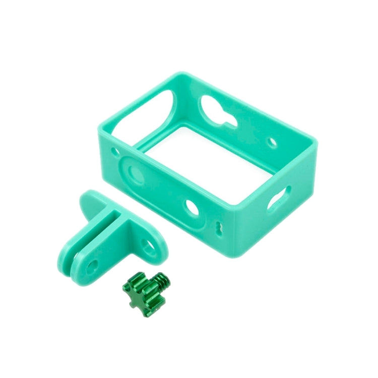 TMC Plastic Frame Mount Housing For Xiaomi Yi Sport Camera(HR319-GN(Green) - DJI & GoPro Accessories by TMC | Online Shopping UK | buy2fix