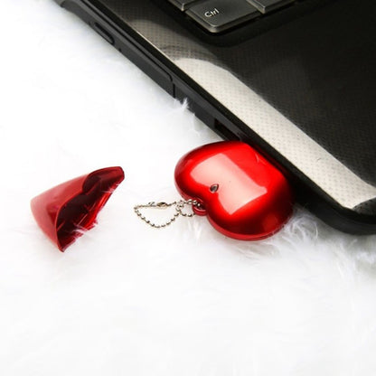 4GB Heart style USB Flash Disk(Red) - USB Flash Drives by buy2fix | Online Shopping UK | buy2fix