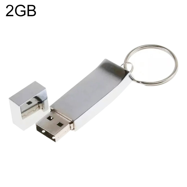 Metallic on Key Ring Style USB 2.0 Flash Disk (2GB) - Computer & Networking by buy2fix | Online Shopping UK | buy2fix