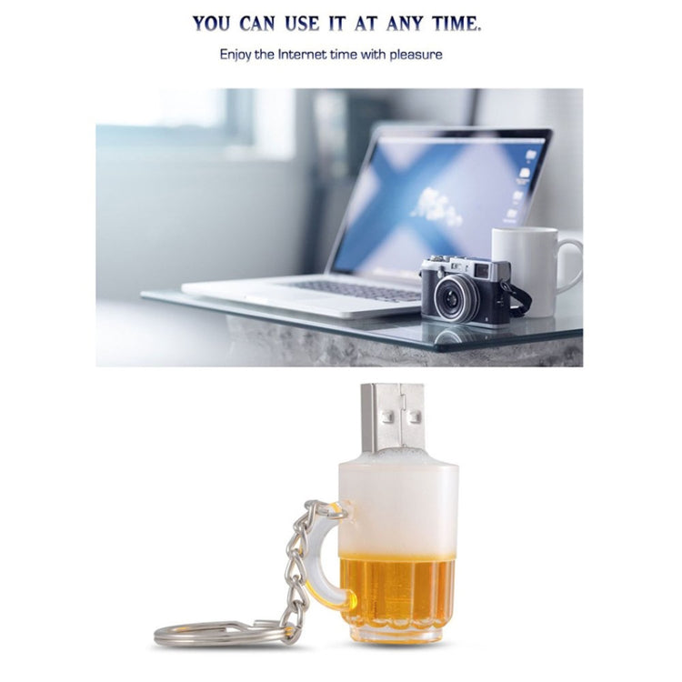 Beer Keychain Style USB Flash Disk with 8GB Memory - USB Flash Drives by buy2fix | Online Shopping UK | buy2fix