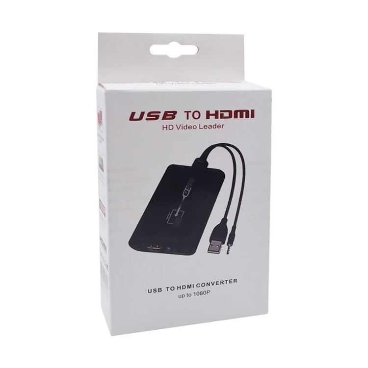 USB 2.0 to HDMI HD Video Leader for HDTV, Support Full HD 1080P -  by buy2fix | Online Shopping UK | buy2fix