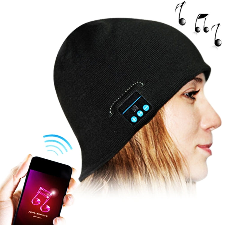 Bluetooth Headset Warm Winter Hat for iPhone 5 & 5S / iPhone 4 & 4S and Other Bluetooth Devices - Smart Wear by buy2fix | Online Shopping UK | buy2fix