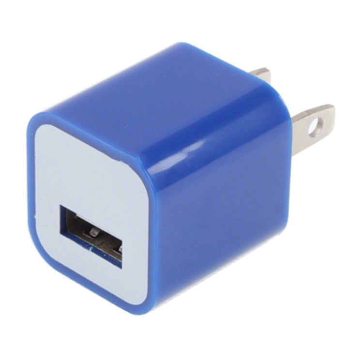 US Plug USB Charger(Dark Blue) - Apple Accessories by buy2fix | Online Shopping UK | buy2fix