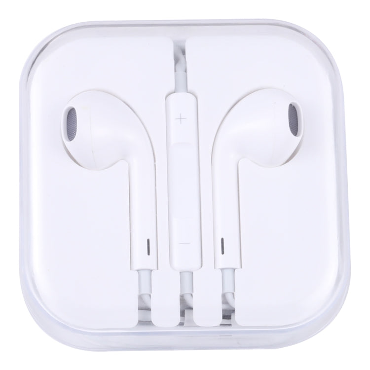 EarPods Wired Headphones Earbuds with Wired Control & Mic(White) - In Ear Wired Earphone by buy2fix | Online Shopping UK | buy2fix