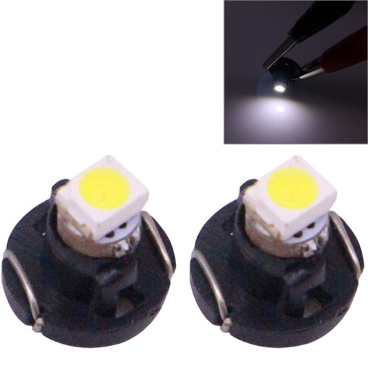 2 PCS T3 White Light 0.1W 5LM 1 LED SMD 3528 LED Instrument Light Bulb Dashboard Light for Vehicles, DC 12V(Black) - Instrument Lights by buy2fix | Online Shopping UK | buy2fix