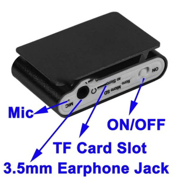 TF / Micro SD Card Slot MP3 Player with LCD Screen, Metal Clip(Black) - Consumer Electronics by buy2fix | Online Shopping UK | buy2fix