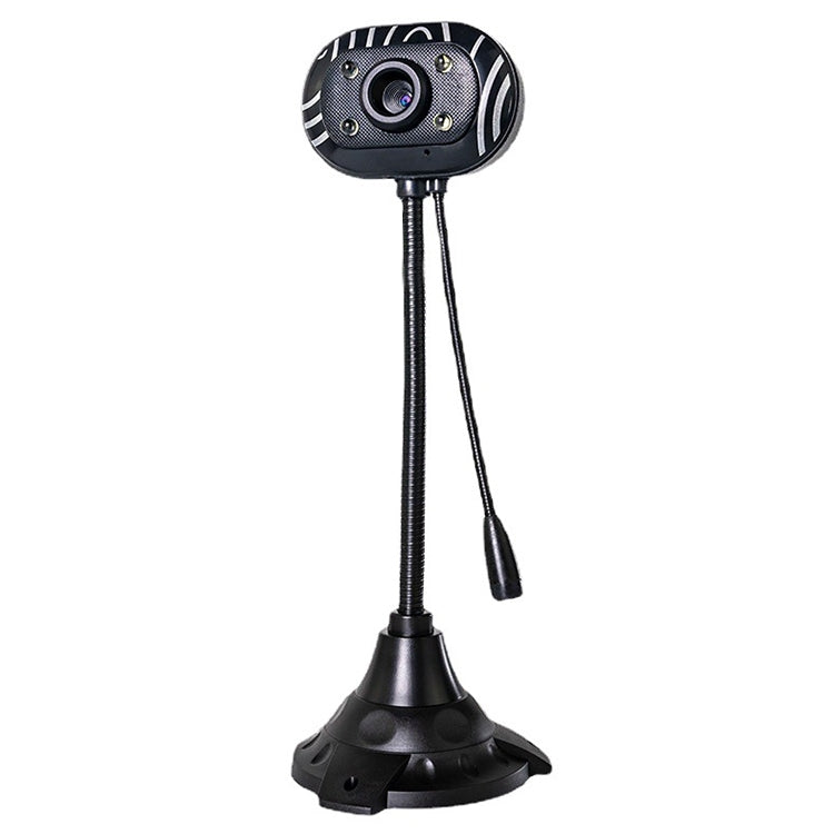 5.0 Mega Pixels USB 2.0 Driverless PC Camera / Webcam with MIC and 4 LED Lights, Cable Length: 1.1m -  by buy2fix | Online Shopping UK | buy2fix