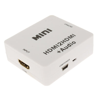 Mini HDMI to HDMI Audio Decoder - Converter by buy2fix | Online Shopping UK | buy2fix