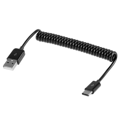 USB 2.0 to USB 3.0 Type C Retractable Charging / Data Cable(Black) - USB-C & Type-C Cable by buy2fix | Online Shopping UK | buy2fix