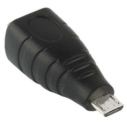 Micro USB Male to USB BF Adapter(Black) -  by buy2fix | Online Shopping UK | buy2fix