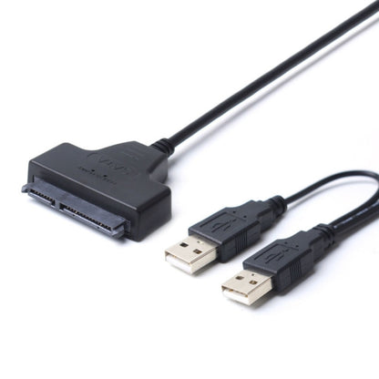 Double USB 2.0 to SATA Hard Drive Adapter Cable for 2.5 inch SATA HDD / SSD -  by buy2fix | Online Shopping UK | buy2fix