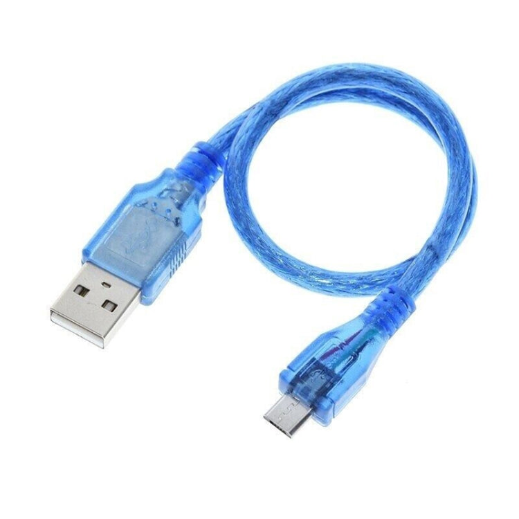 USB 2.0 to Micro USB Male Adapter Cable, Length: 30cm(Blue) - Micro USB Cable by buy2fix | Online Shopping UK | buy2fix