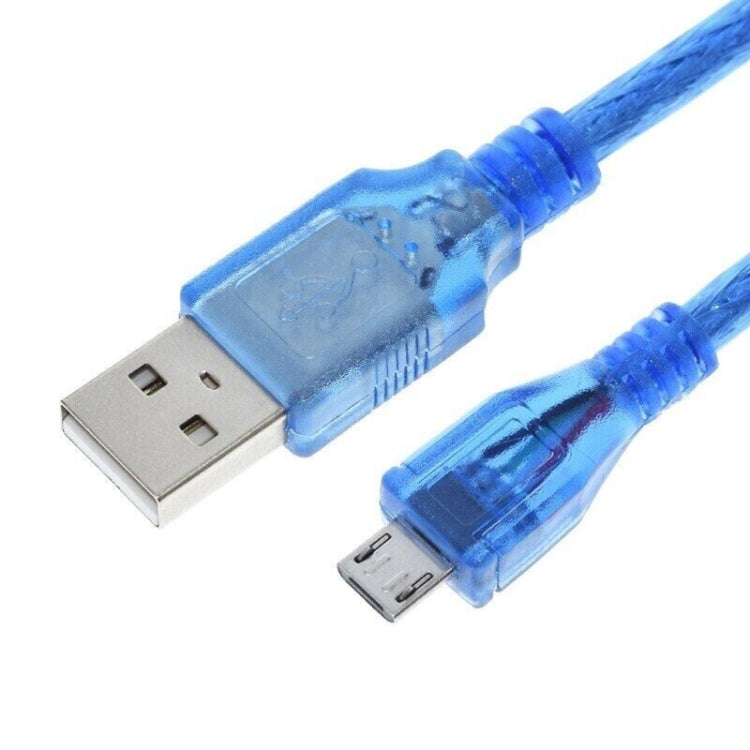 USB 2.0 to Micro USB Male Adapter Cable, Length: 30cm(Blue) - Micro USB Cable by buy2fix | Online Shopping UK | buy2fix