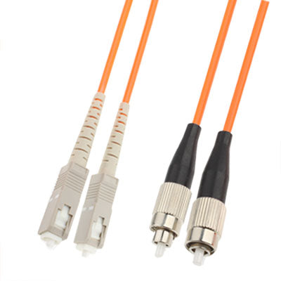 SC-FC Dual-Core Multi Mode Fiber Optic Jumper,Length: 3m - Fiber Optic Jumper by buy2fix | Online Shopping UK | buy2fix