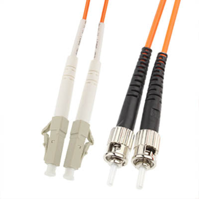 LC-ST Dual-Core Multi Mode Fiber Optic Jumper,Length: 3m - Fiber Optic Jumper by buy2fix | Online Shopping UK | buy2fix