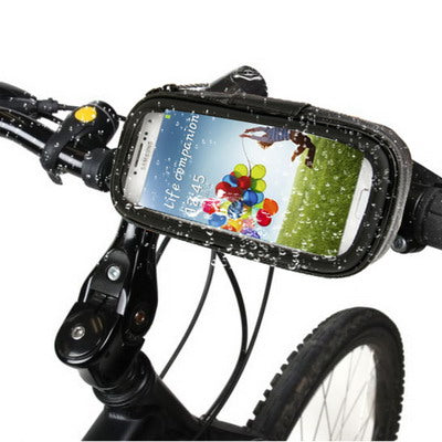 Bike Mount & Waterproof / Sand-proof / Snow-proof / Dirt-proof Tough Touch Case for iPhone 6 4.7inch, Galaxy S IV / i9500, Galaxy S III / i9300, Nokia N920(Black) - Holders by buy2fix | Online Shopping UK | buy2fix
