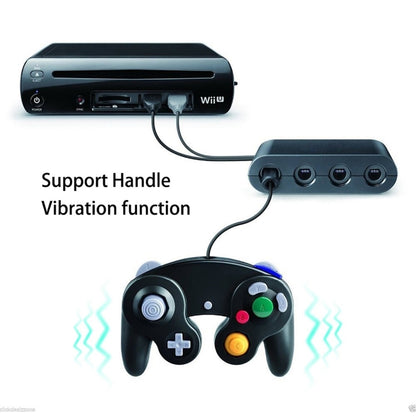 4 Ports GameCube Controller Adapter for Nintendo Wii U/PC USB/Switch - Adapter by buy2fix | Online Shopping UK | buy2fix