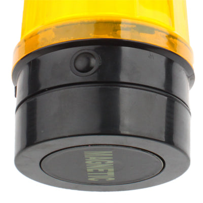 6-LED Flash Strobe Warning Light for Auto Car with Strong Magnetic Base (Yellow + Black) - In Car by buy2fix | Online Shopping UK | buy2fix