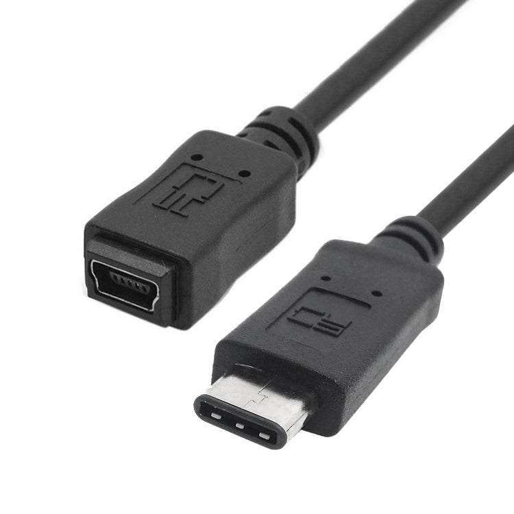 CY-201 USB 3.1 Type-C Male Connector to Micro USB 2.0 Female Cable For Nokia N1, Cable Length:  20cm(Black) - OTG Adapter by buy2fix | Online Shopping UK | buy2fix