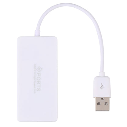 4 Ports USB 2.0 HUB, Plug and Play, White(White) -  by buy2fix | Online Shopping UK | buy2fix