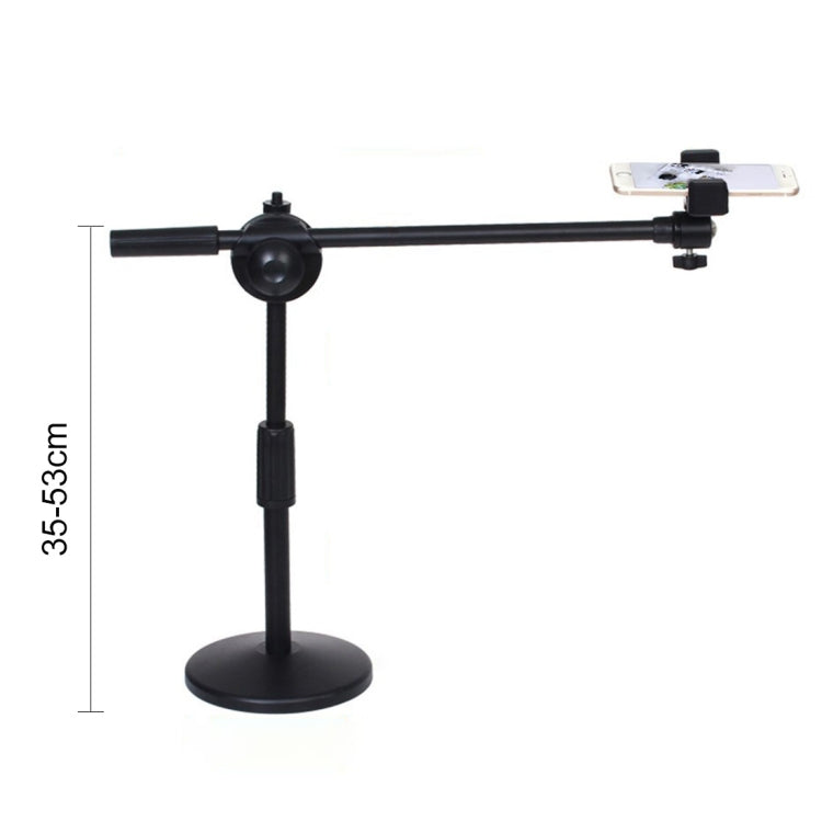 Live Broadcast Adjustable 360 Degrees Rotation Photography Mobile Phone High Angle Shot Overhead Bracket - Stand by buy2fix | Online Shopping UK | buy2fix