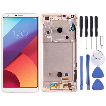 Original LCD Screen For LG G6 / H870 / H870DS / H872 / LS993 / VS998 / US997 Digitizer Full Assembly with Frame7(Gold) - For LG by buy2fix | Online Shopping UK | buy2fix