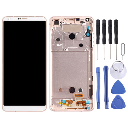 Original LCD Screen For LG G6 / H870 / H870DS / H872 / LS993 / VS998 / US997 Digitizer Full Assembly with Frame7(Gold) - For LG by buy2fix | Online Shopping UK | buy2fix