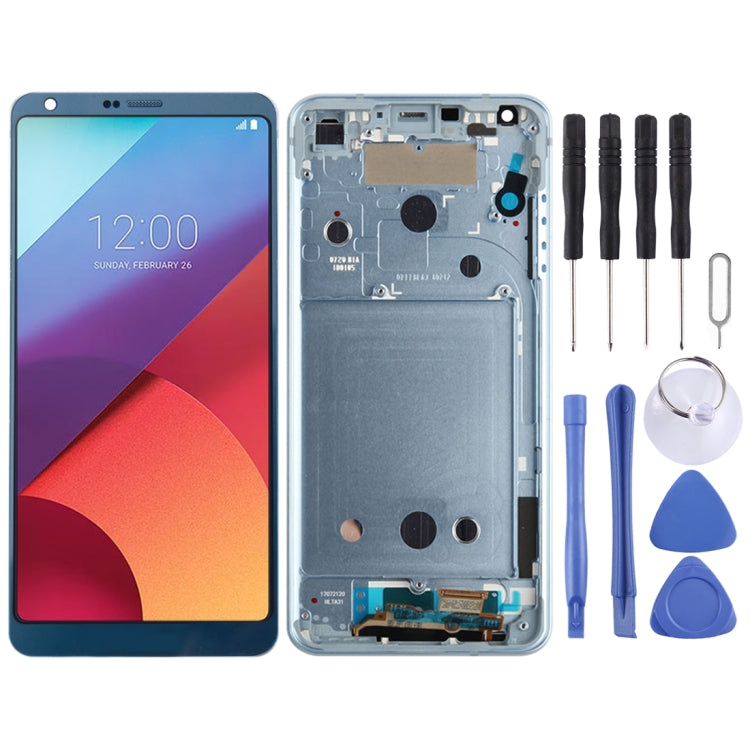 Original LCD Screen For LG G6 / H870 / H870DS / H872 / LS993 / VS998 / US997 Digitizer Full Assembly with Frame(Blue) - For LG by buy2fix | Online Shopping UK | buy2fix