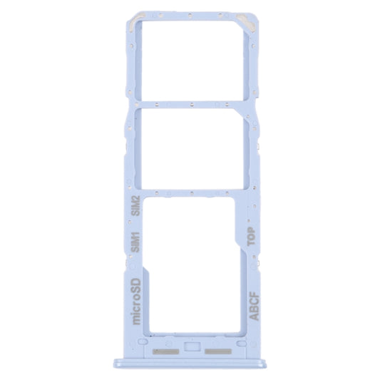 For Samsung Galaxy A23 5G SM-A236B Original SIM Card Tray + SIM Card Tray + Micro SD card tray (Blue) - Repair & Spare Parts by buy2fix | Online Shopping UK | buy2fix