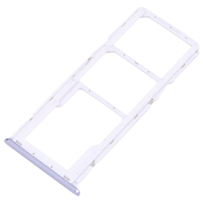 For Samsung Galaxy M42 5G SM-A436B Original SIM Card Tray + SIM Card Tray + Micro SD card tray (Purple) - Repair & Spare Parts by buy2fix | Online Shopping UK | buy2fix