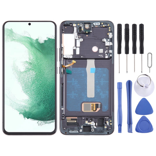 For Samsung Galaxy S22+ 5G SM-S906B OLED LCD Screen Digitizer Full Assembly with Frame (Black) - LCD Screen by buy2fix | Online Shopping UK | buy2fix