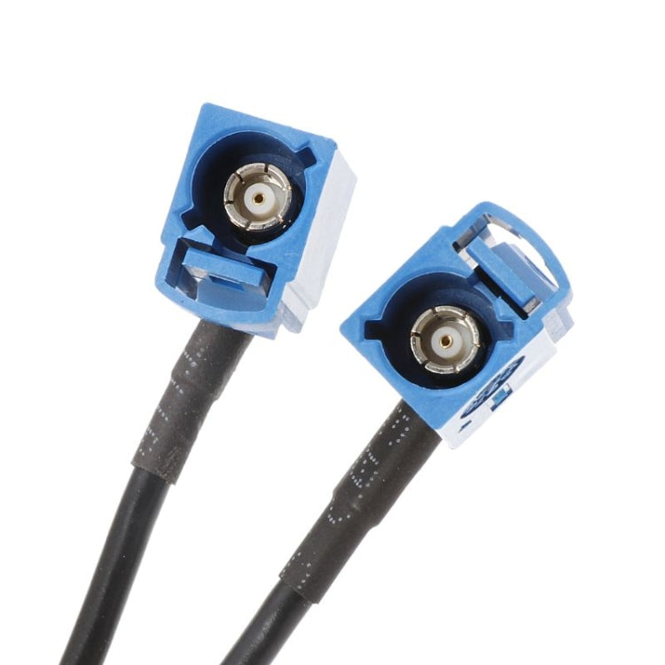 RG174 Type Fakra C Male Plug to 2 x Fakra C Female Jacks Y Splitter Combined Cable, Length: 50cm - Security by buy2fix | Online Shopping UK | buy2fix