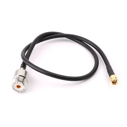 RG58 UHF Female to SMA Male Connecting Cable, Length: 50cm - Security by buy2fix | Online Shopping UK | buy2fix