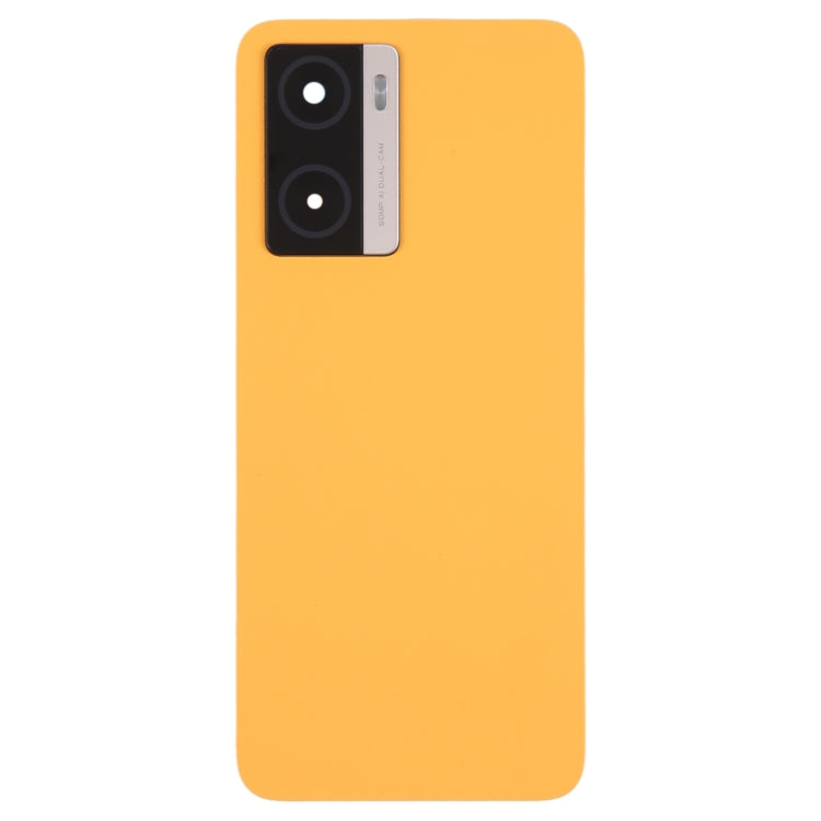 For OPPO A77 5G / A77s Original Battery Back Cover with Camera Lens Cover(Orange) - Back Cover by buy2fix | Online Shopping UK | buy2fix