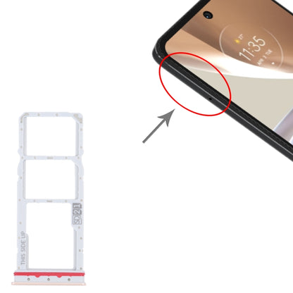 For Motorola Moto G32 SIM Card Tray + SIM Card Tray + Micro SD Card Tray (Gold) - Repair & Spare Parts by buy2fix | Online Shopping UK | buy2fix