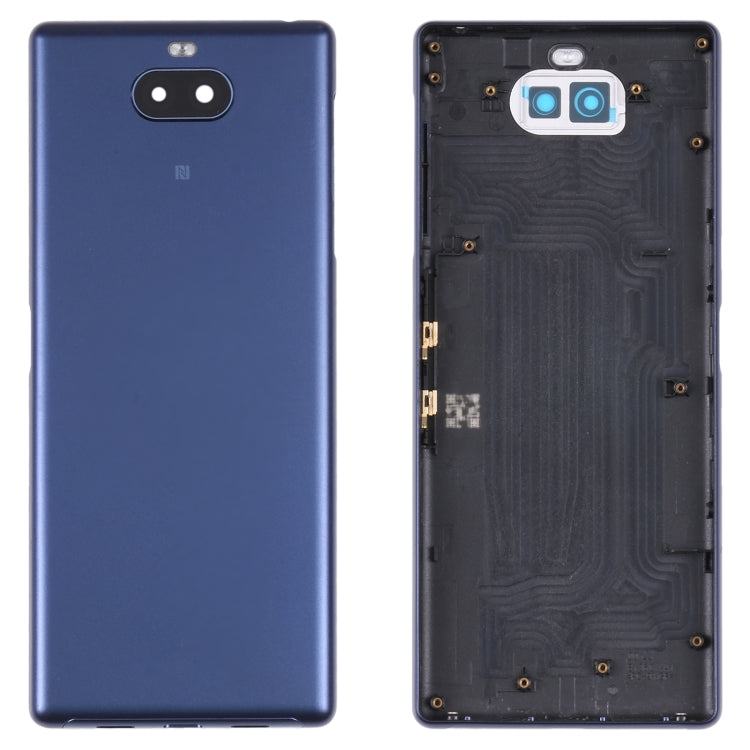 For Sony Xperia 10 Original Battery Back Cover(Blue) - Repair & Spare Parts by buy2fix | Online Shopping UK | buy2fix