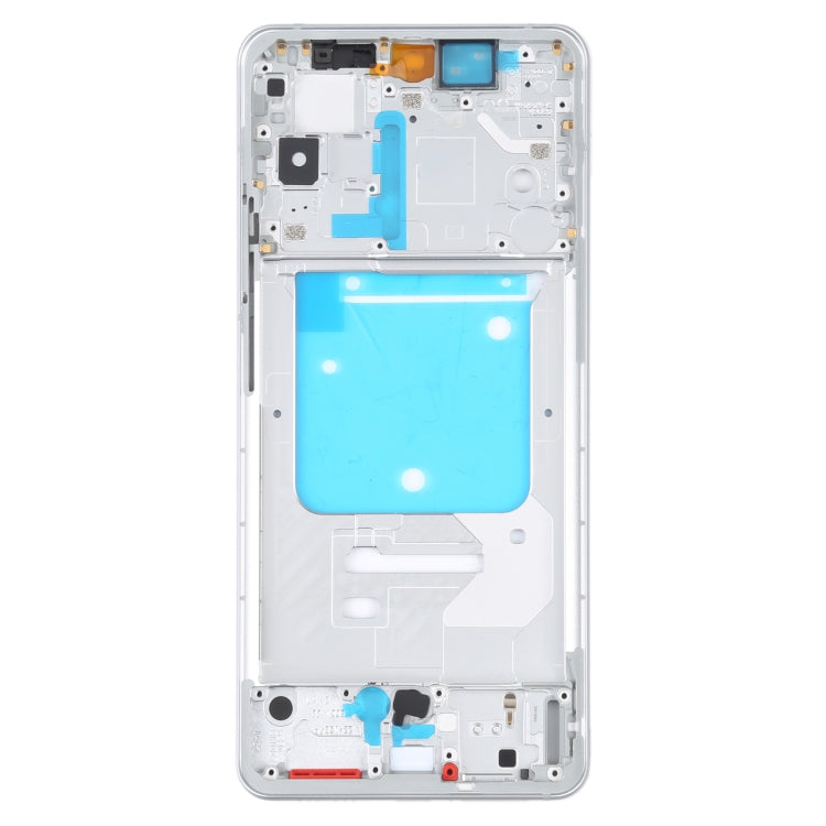 For vivo iQOO 7 Original Front Housing LCD Frame Bezel Plate (Silver) - Repair & Spare Parts by buy2fix | Online Shopping UK | buy2fix