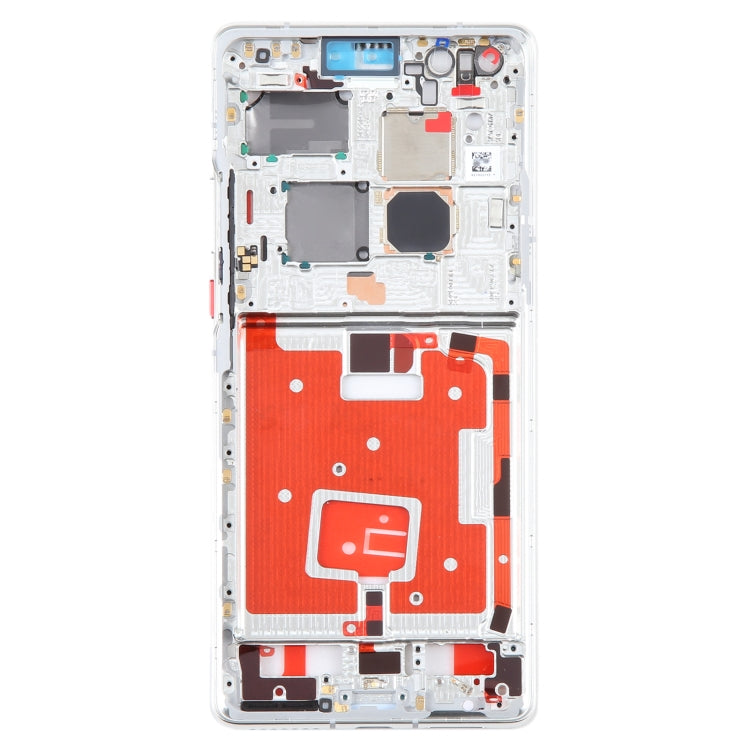 For Huawei Mate 40 Pro Original Front Housing LCD Frame Bezel Plate (Silver) -  by buy2fix | Online Shopping UK | buy2fix