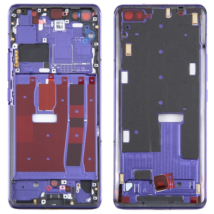 For Huawei nova 7 Pro Original Front Housing LCD Frame Bezel Plate (Purple) -  by buy2fix | Online Shopping UK | buy2fix