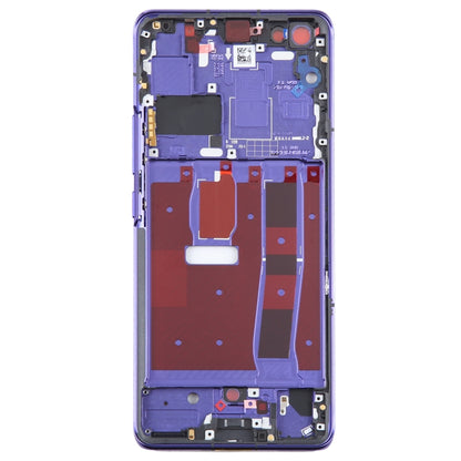 For Huawei nova 7 Pro Original Front Housing LCD Frame Bezel Plate (Purple) -  by buy2fix | Online Shopping UK | buy2fix