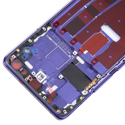 For Huawei nova 7 Pro Original Front Housing LCD Frame Bezel Plate (Purple) -  by buy2fix | Online Shopping UK | buy2fix