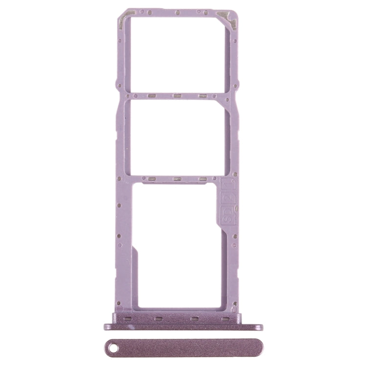 For Nokia 2.4 Original SIM + SIM / Micro SD Card Tray (Purple) - Card Tray by buy2fix | Online Shopping UK | buy2fix