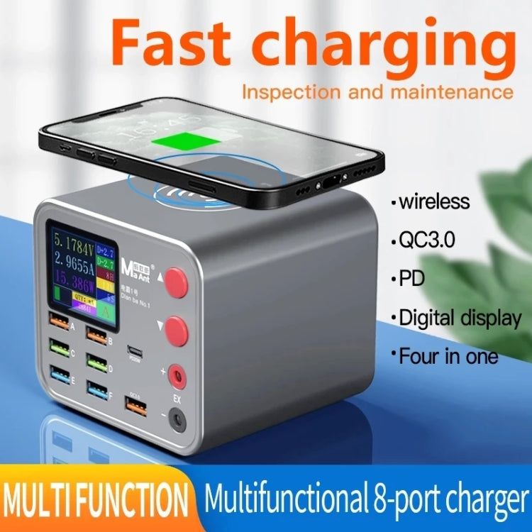 MaAnt Dianba NO.1 Multi-port Wireless USB PD Charger, EU Plug - Repair & Spare Parts by buy2fix | Online Shopping UK | buy2fix