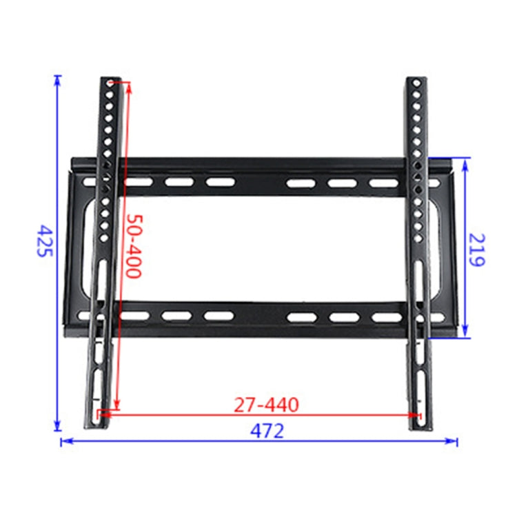 KT698 26-55 inch Universal Adjustable Vertical Angle LCD TV Wall Mount Bracket - Consumer Electronics by buy2fix | Online Shopping UK | buy2fix
